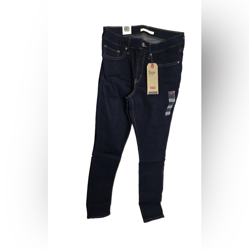 Levi's 311 Shaping Skinny Jeans Womens 30x30 Darkest Sky Stretch Denim - Picture 5 of 5
